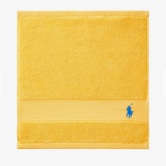 Polo RALPH LAUREN Towel Wash Cloth Towel Polo Player 13x13 inch - Picture 3 of 9